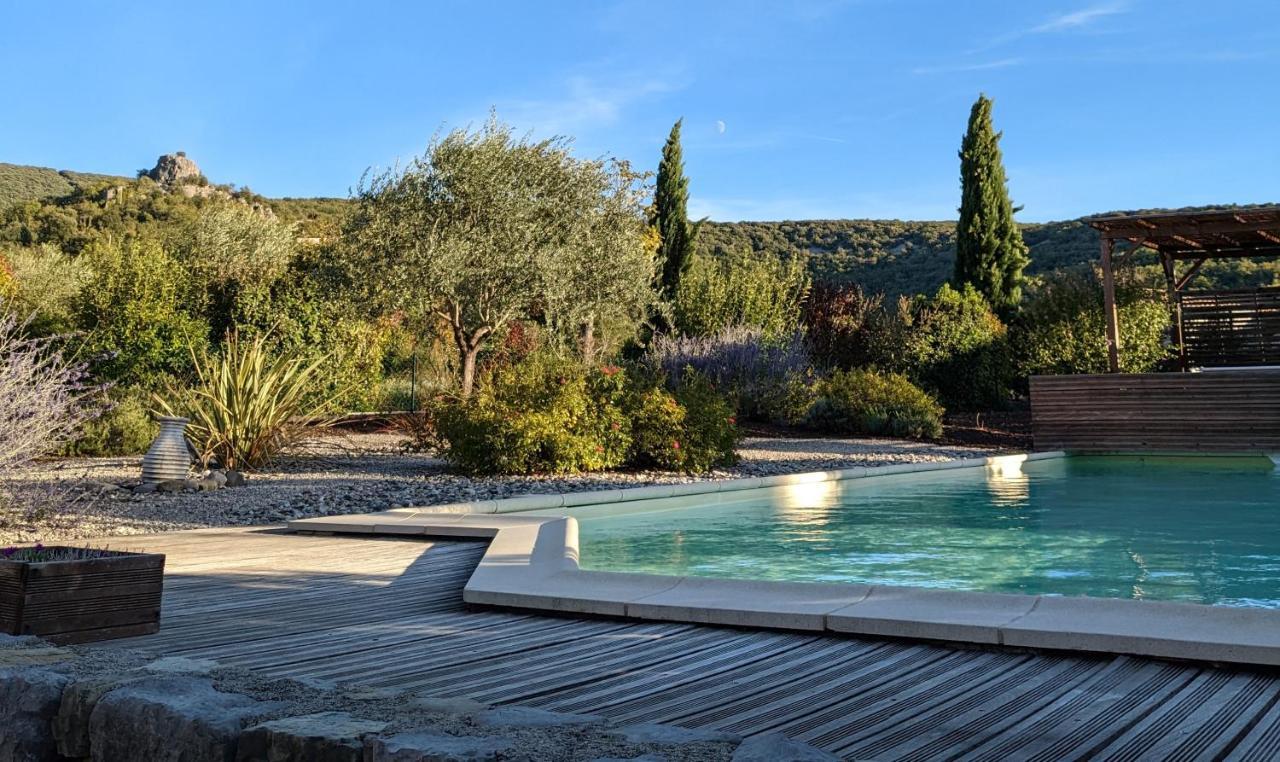 Roulotte De La Villa Font Vive - Tout Equipee, Tout Confort, Situation Ideale Sud Ardeche Grospierres Exteriör bild