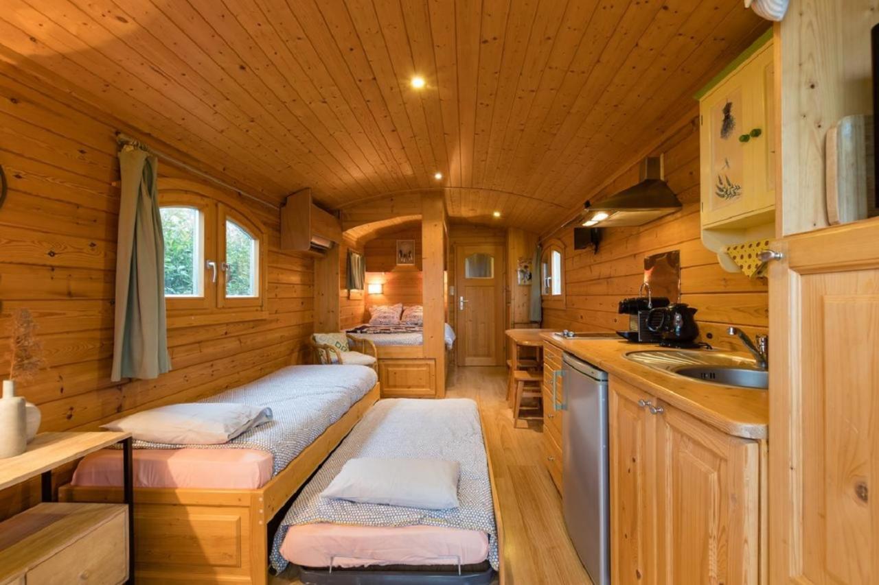 Roulotte De La Villa Font Vive - Tout Equipee, Tout Confort, Situation Ideale Sud Ardeche Grospierres Exteriör bild